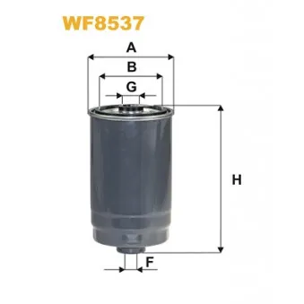 Filtre à carburant WIX FILTERS WF8537
