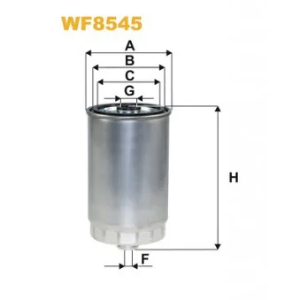 Filtre à carburant WIX FILTERS WF8545