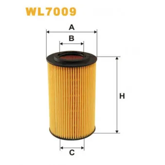 Filtre à huile WIX FILTERS WL7009