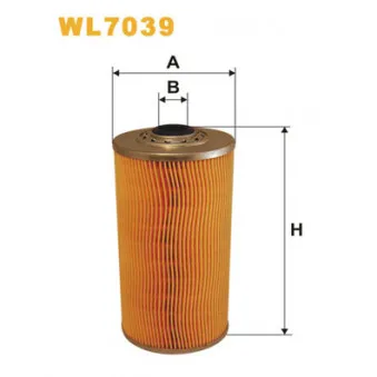 Filtre à huile WIX FILTERS WL7039
