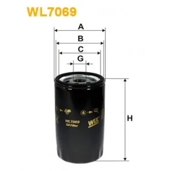 WIX FILTERS WL7069 - Filtre à huile