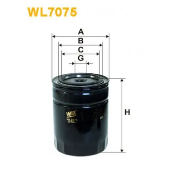 Filtre à huile WIX FILTERS OEM 650362