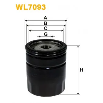 Filtre à huile WIX FILTERS OEM 38TO004