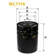 Filtre à huile WIX FILTERS [WL7118]