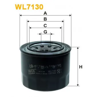 WIX FILTERS WL7130 - Filtre à huile