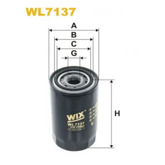 WIX FILTERS WL7137 - Filtre à huile