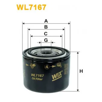 WIX FILTERS WL7167 - Filtre à huile
