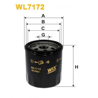 Filtre à huile WIX FILTERS OEM A70-0503