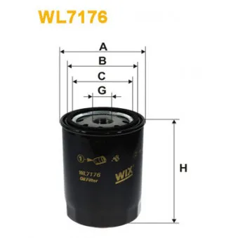 Filtre à huile WIX FILTERS OEM eof4147.20
