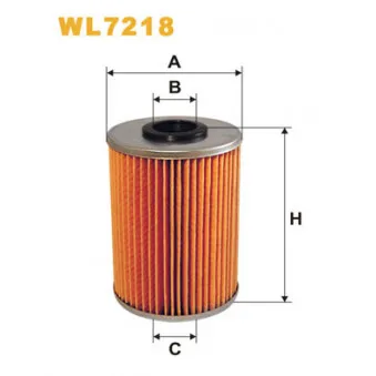 Filtre à huile WIX FILTERS WL7218