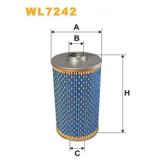 Filtre à huile WIX FILTERS OEM 0009831602