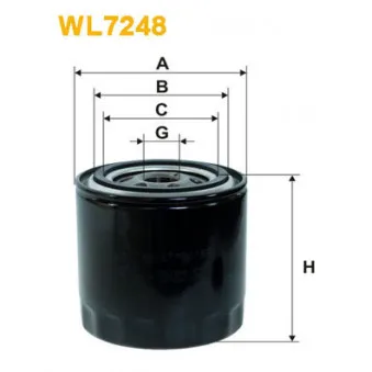 Filtre à huile WIX FILTERS OEM 33004195