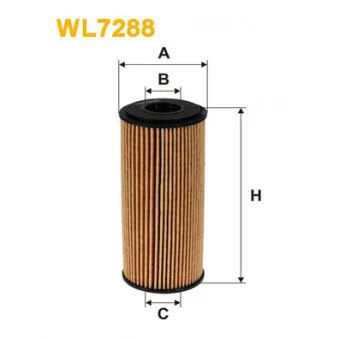 Filtre à huile WIX FILTERS WL7288
