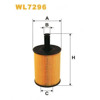 Filtre à huile WIX FILTERS WL7296