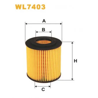 WIX FILTERS WL7403 - Filtre à huile