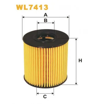 Filtre à huile WIX FILTERS WL7413
