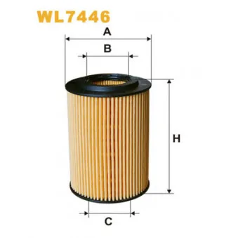 Filtre à huile WIX FILTERS WL7446
