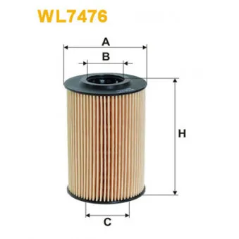 WIX FILTERS WL7476 - Filtre à huile