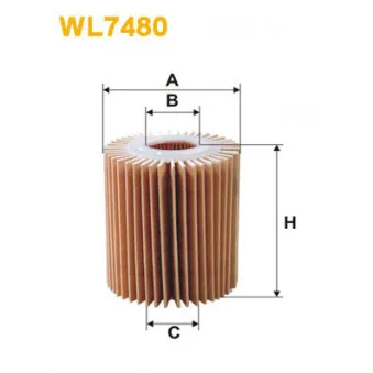 WIX FILTERS WL7480 - Filtre à huile