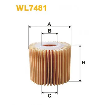 Filtre à huile WIX FILTERS OEM A70-0504