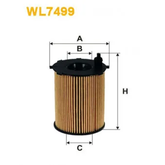WIX FILTERS WL7499 - Filtre à huile