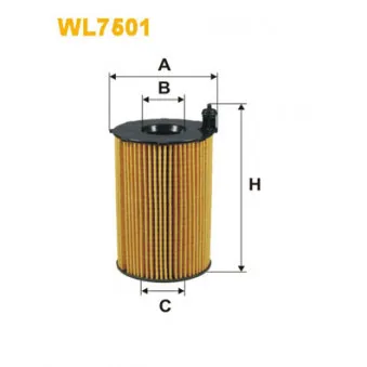 Filtre à huile WIX FILTERS WL7501