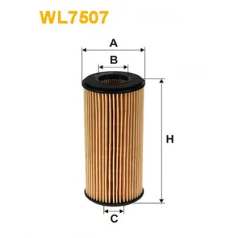 Filtre à huile WIX FILTERS WL7507