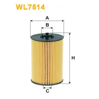 Filtre à huile WIX FILTERS OEM SH 4088 L