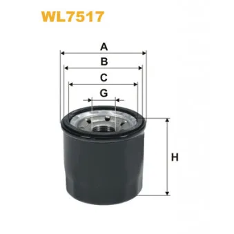 WIX FILTERS WL7517 - Filtre à huile