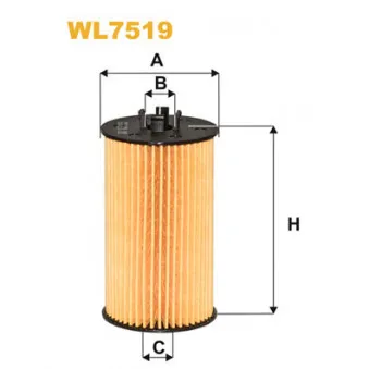 WIX FILTERS WL7519 - Filtre à huile