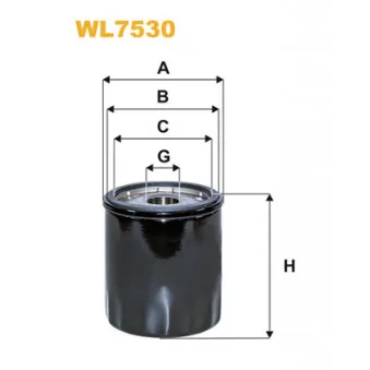 Filtre à huile WIX FILTERS WL7530
