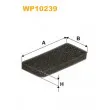 WIX FILTERS WP10239 - Filtre, air de l'habitacle