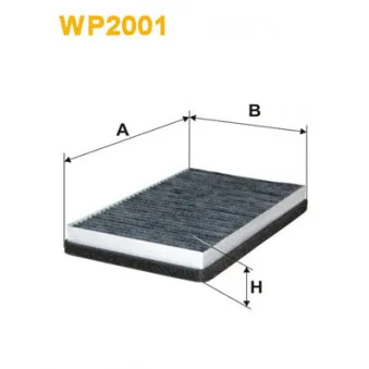 WIX FILTERS WP2001 - Filtre, air de l'habitacle