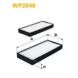 Filtre, air de l'habitacle WIX FILTERS [WP2048]