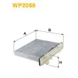 WIX FILTERS WP2059 - Filtre, air de l'habitacle
