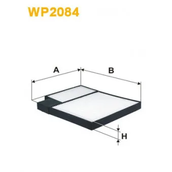 Filtre, air de l'habitacle WIX FILTERS WP2084