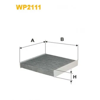 WIX FILTERS WP2111 - Filtre, air de l'habitacle
