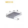 WIX FILTERS WP2115 - Filtre, air de l'habitacle