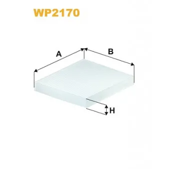 WIX FILTERS WP2170 - Filtre, air de l'habitacle