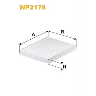 Filtre, air de l'habitacle WIX FILTERS OEM 7412584M10
