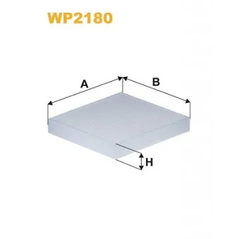 WIX FILTERS WP2180 - Filtre, air de l'habitacle