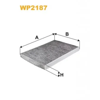 WIX FILTERS WP2187 - Filtre, air de l'habitacle