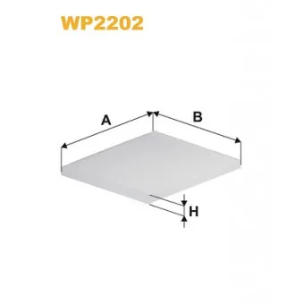 Filtre, air de l'habitacle WIX FILTERS OEM 8713948020