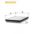 WIX FILTERS WP6836 - Filtre, air de l'habitacle