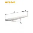 Filtre, air de l'habitacle WIX FILTERS [WP6848]