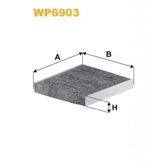 Filtre, air de l'habitacle WIX FILTERS OEM 8713930100