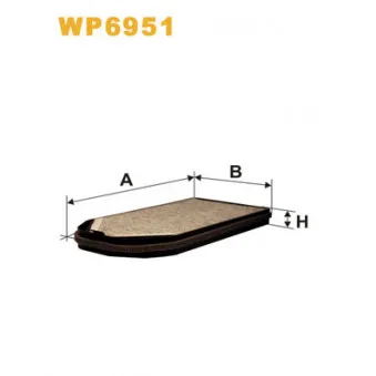 WIX FILTERS WP6951 - Filtre, air de l'habitacle