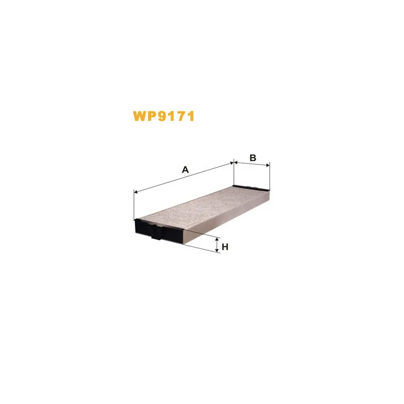 Filtre, air de l'habitacle WIX FILTERS WP9171 - Visuel 1