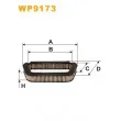 Filtre, air de l'habitacle WIX FILTERS [WP9173]