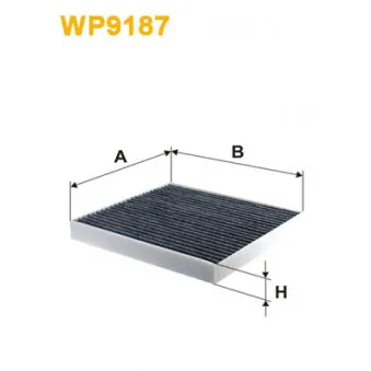 WIX FILTERS WP9187 - Filtre, air de l'habitacle